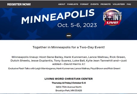 Brooklyn Park, Minnesota - Oct 5-6. 2023 - FlashPoint Live