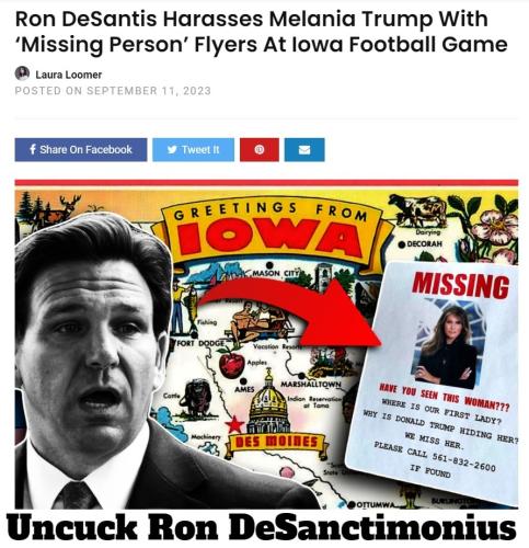 Uncuck Ron DeSanctimonius