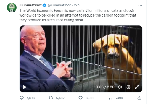 WEF is going after pets now