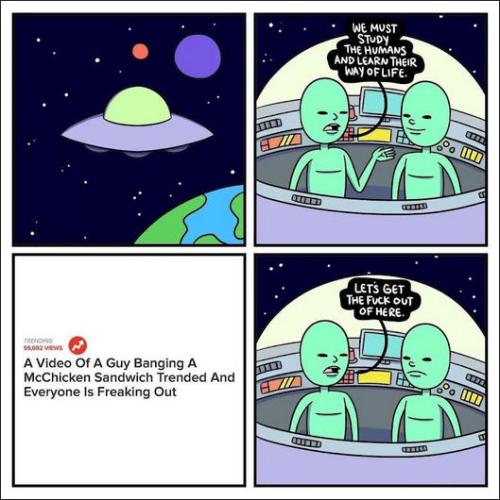 man fucking a mcchicken sandwich