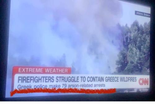 Greece wildfire