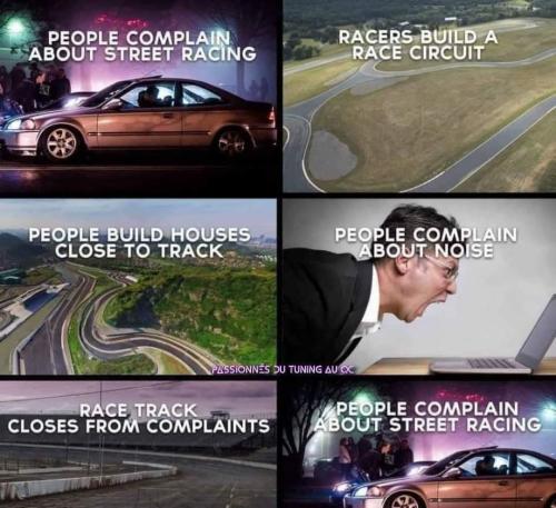 complaints about street racing