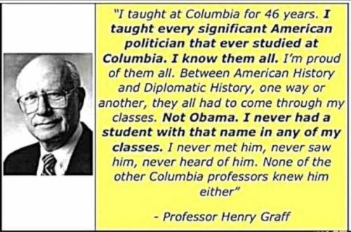 professor henry graff on obama