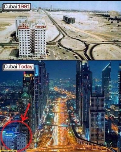 Dubai then and now