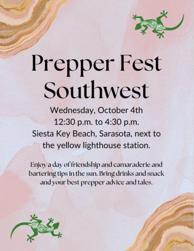 Sarasota, Florida - Oct 4, 2023 - Prepper Fest