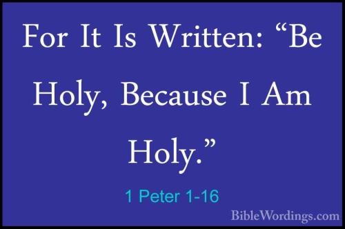 1 Peter 1_16