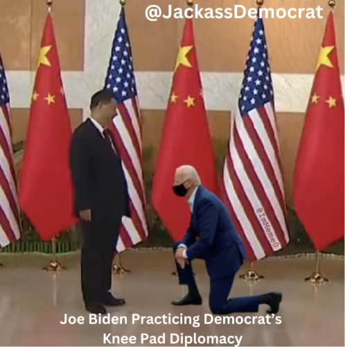 Joe Biden Practicing Democrat’s Knee Pad Diplomacy