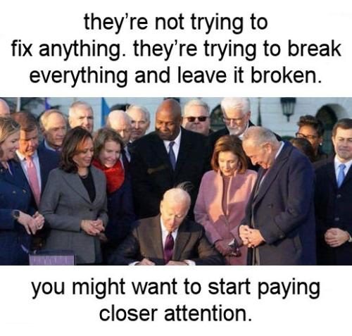 theyre not trying to fix anything