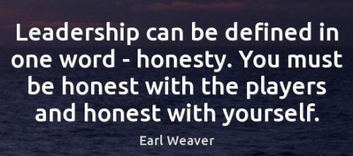 1-Honest Leadership
