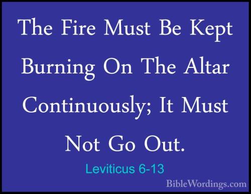 Leviticus 6_13