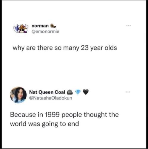 why so many 23 year olds