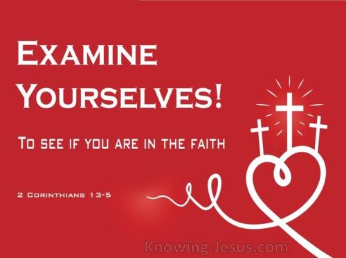 2+Corinthians+13-5+Examine+Yourselves+red