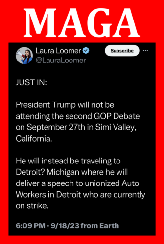 Loomer on Trump