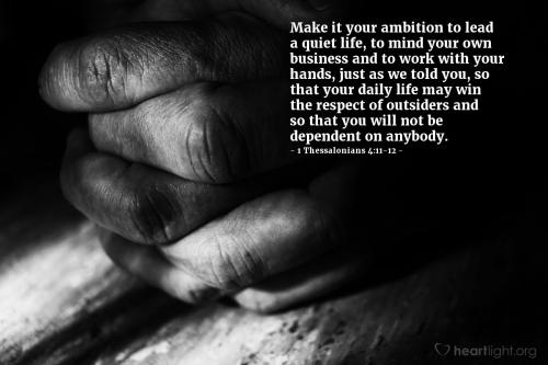 1 Thessalonians 4_11-12