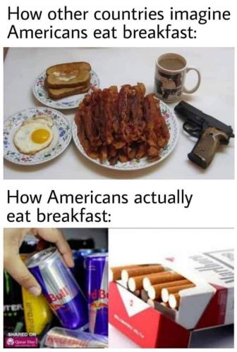 American breakfast