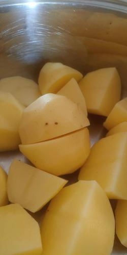 Look... I'm cooking potatoes and one is from Canada.