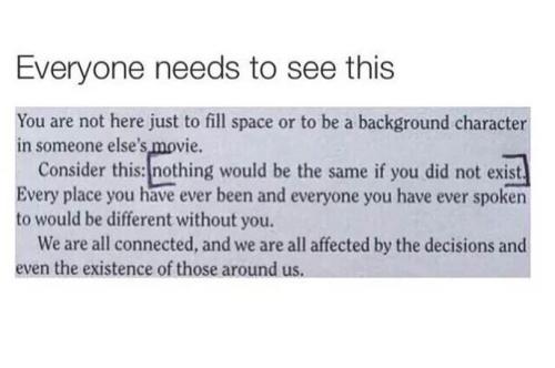 nothing would be the same