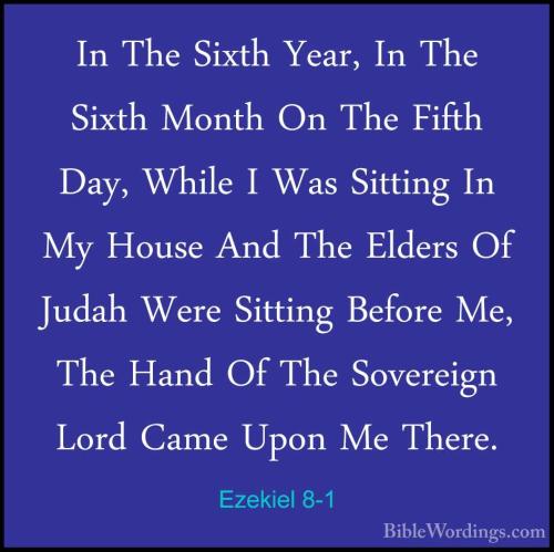 Ezekiel 8_1