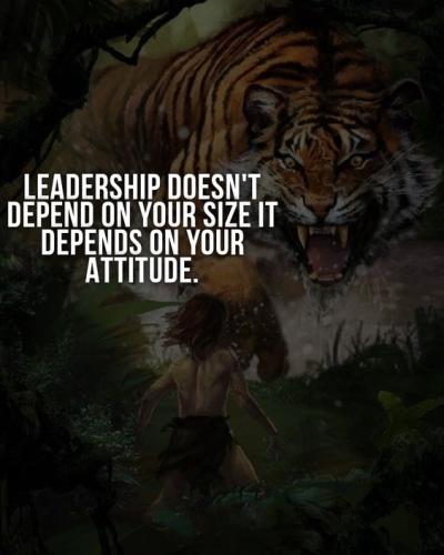1-Leadership doesn't depend on Size