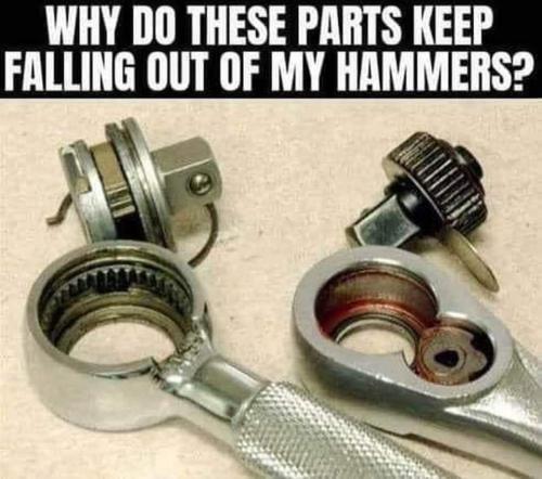 my hammer is broken