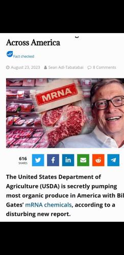 Bill Gates mRNA vax in food