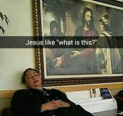 photobombed by Jesus