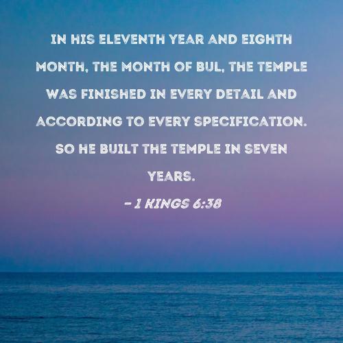1 Kings 6_38