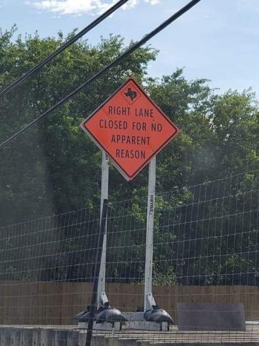 road sign