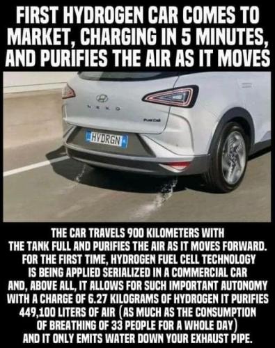 first hydrogen car
