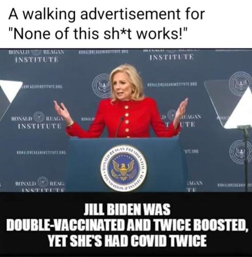 Jill Biden Vaxxed