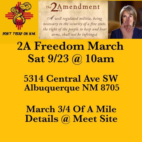 Albuquerque, New Mexico - Sep 23, 2023 - Freedom March
