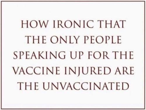 Vax Injured irony