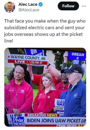 the resident in picket line