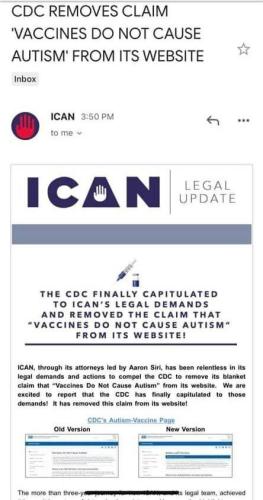 CDC knows vaccines cause autism