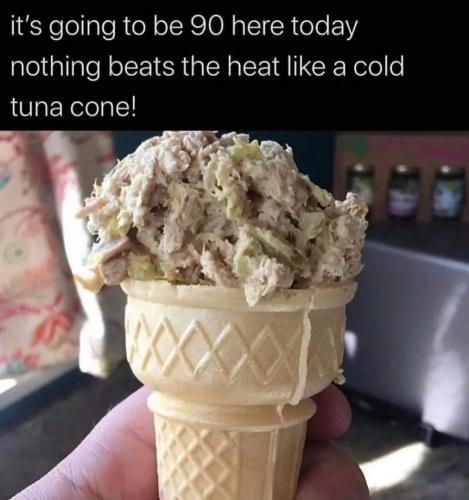 cold tuna cone