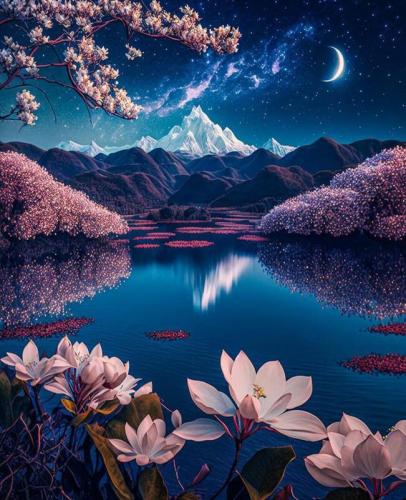 Evening in the Mountains