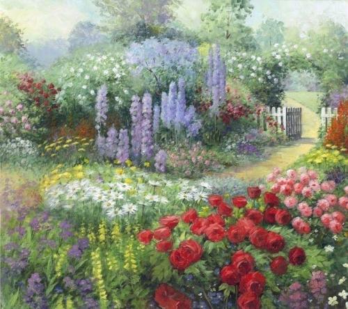 Rose garden entrance