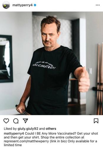 matthew perry vax