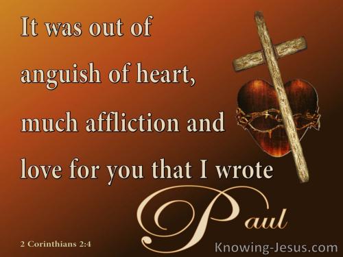 2 Corinthians 2-4 Out Of Anguish Of Heart I Wrote beige