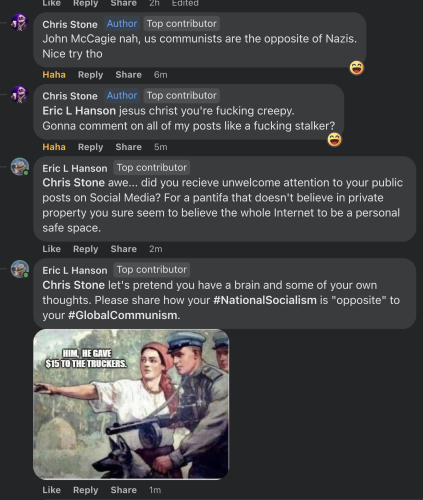 Chris Stone crybaby safespace Commie Screenshot 2023-10-13 at 5.08.47 AM