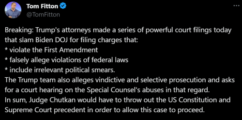 Trump DOJ filings