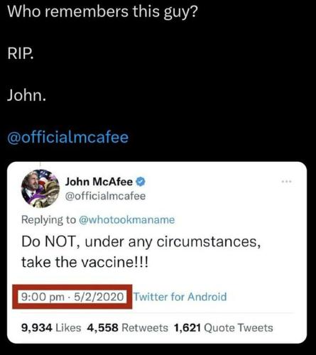 Who remembers John McAfee