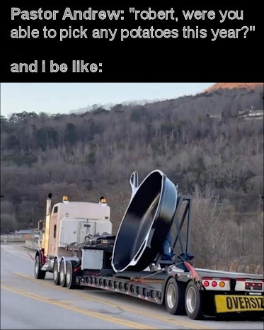 robert were you able to pick any potatoes this year