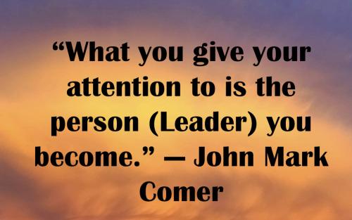 1-The Leader You Become