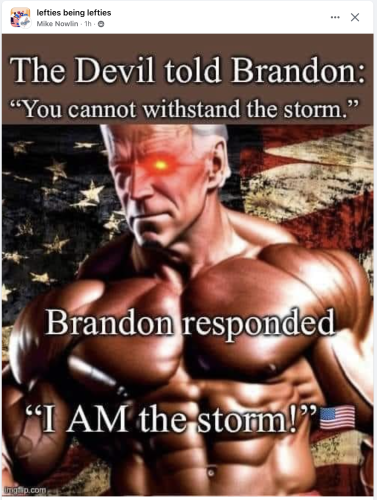 mike nowlin sees strength in biden fbfreaksScreenshot 2023-10-21 at 8.50.53 AM