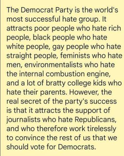 democrat hate group