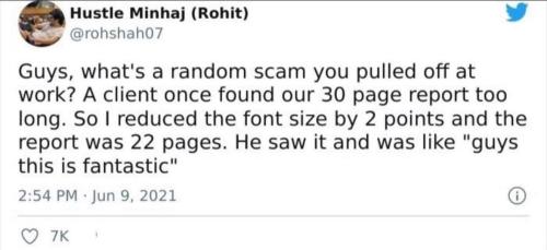 random scam