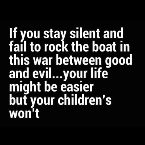if you stay silent