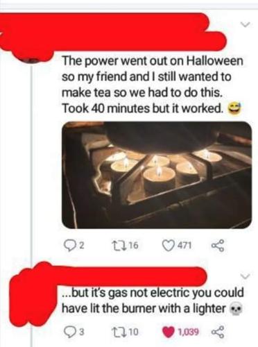 light the burner