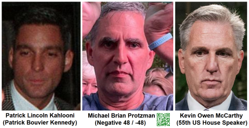 Patrick Lincoln Kahlooni (a.k.a. Patrick Bouvier Kennedy) Played Michael Brian Protzman (-48) & Kevin Owen McCarthy